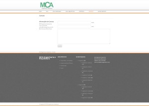 MCA Engenharia e Arquitetura - Contato